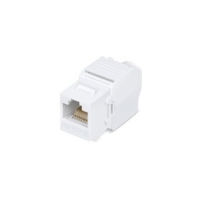 Вставка Keystone Jack RJ-45 (8P8C) (KJ-RJ45-8P8C-180) Пожтехкабель СКС (201-007), Вставка Keystone Jack RJ-45(8P8C), категория 5e, 110 IDC, угол заделки 180 градусов, без инструмента (Toolless), белая