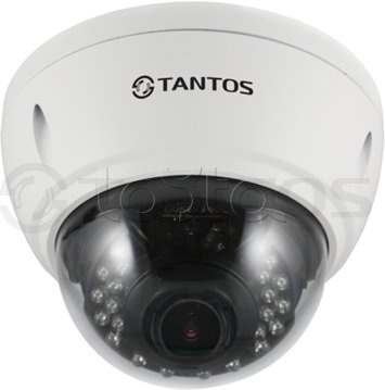 Tantos TSi-Ve25VPA (2.8-12), IP-камера видеонаблюдения уличная купольная Tantos TSi-Ve25VPA (2.8-12)