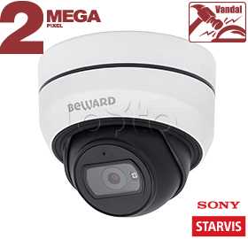Beward SV2005DB 2.8, IP-камера видеонаблюдения купольная Beward SV2005DB 2.8