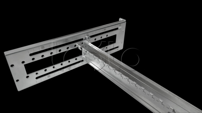 R5dgr60 регулируемая din рейка для шкафов шириной 600мм