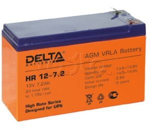 Delta HR 12-7.2, Аккумулятор свинцово-кислотный Delta HR 12-7.2