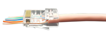 Hyperline (PLEZ-8P8C-U-C5-100), Разъем легкой оконцовки RJ-45 (8P8C) под витую пару Hyperline (PLEZ-8P8C-U-C5-100)