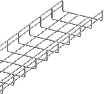 LANMASTER LAN-MT50x100-3.8EZ, Лоток проволочный 50х100мм, Ф3.8мм, оцинкованный (3 м) LANMASTER LAN-MT50x100-3.8EZ