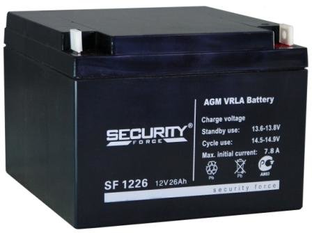 Security Force SF 1226, Аккумулятор свинцово-кислотный Security Force SF 1226