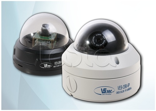 ЭВС VES-256-IP-2.8 (6,12), IP камера видеонаблюдения купольная ЭВС VES-256-IP-2.8 (6,12)