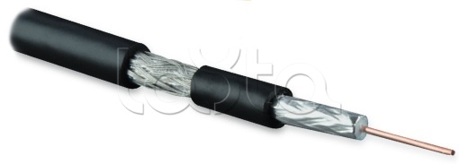 Hyperline COAX-RG59-OUTDOOR, Кабель коаксиальный RG-59 Hyperline COAX-RG59-OUTDOOR (500 м)