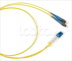 Hyperline FC-9-FC-LC-UPC-3M, Патч-корд волоконно-оптический SM 9/125, FC-LC, duplex, LSZH, (3 м) Hyperline FC-9-FC-LC-UPC-3M