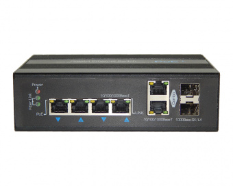 ComOnyX CO-SWP6G2F-P505v2, Промышленный PoE коммутатор ComOnyX CO-SWP6G2F-P505v2
