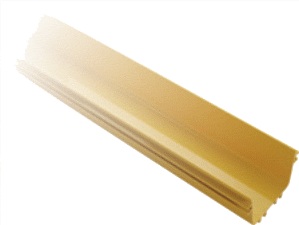 LANMASTER LAN-OT100x240, Секция оптического лотка прямая, 100x240 мм, 2 метра, желтая LANMASTER LAN-OT100x240