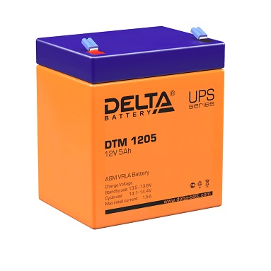 Delta DTM 1205, Аккумулятор свинцово-кислотный Delta DTM 1205