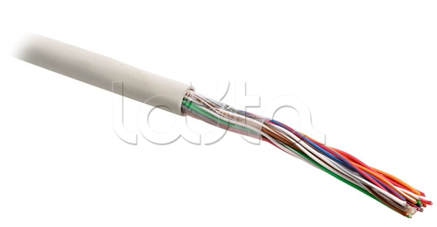 Hyperline UUTP10-C3-S26-IN-PVC-GY, Кабель витая пара, неэкранированная Hyperline UUTP10-C3-S26-IN-PVC-GY