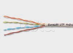 Eurolan 19C-U5-03WT-B305 (305 м), Кабель симметричный для локальных компьютерных сетей LAN UTP 4x2x0.51 кат.5е (19C-U5-03WT-B305) Eurolan (305 м)