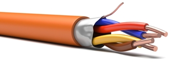 Паритет КСРЭВнг(А)-FRLS 2x2x0.8 (0.5 мм2) (200 м), Кабель огнестойкий, экранированный, групповой прокладки, для систем противопожарной защиты КСРЭВнг(А)-FRLS 2х2х0.8 (0.5 мм2) витая пара Паритет (200 м)