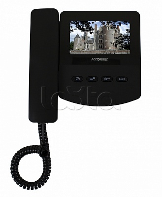 AccordTec AT-VD433C BL, Видеодомофон 4-x проводный, 4,3&quot; TFT LCD AccordTec AT-VD433C BL