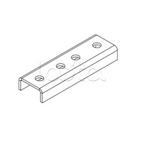 OSTEC ВСПСгц4121, Канальный внешний соединитель для СТРАТ профиля 41х21 (горячий цинк) OSTEC (ВСПСгц4121)