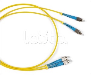 Hyperline FC-9-FC-FC-UPC-1M, Патч-корд волоконно-оптический SM 9/125, FC-FC, duplex, LSZH, (1 м) Hyperline FC-9-FC-FC-UPC-1M