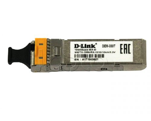 D-Link 330T/3KM/A1A, WDM SFP-трансивер D-Link 330T/3KM/A1A