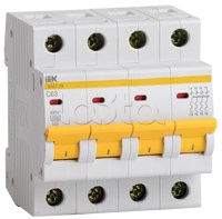 IEK MVA20-4-001-C, Выключатель автоматический 4P 1A (тип C) IEK ВА47-29 4P 1A (MVA20-4-001-C)