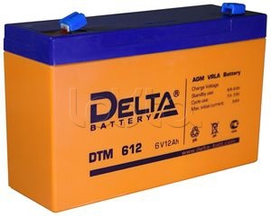 Delta DTM 612, Аккумулятор свинцово-кислотный Delta DTM 612