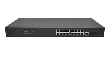 NST NS-SW-16G2G-L, Управляемый (L2+) коммутатор Gigabit Ethernet на 18 RJ45 + 2 GE SFP порта NST NS-SW-16G2G-L
