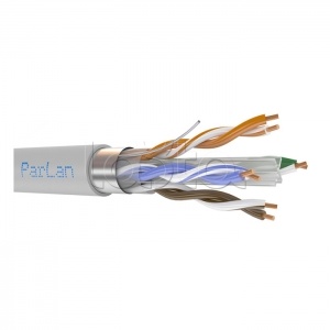 Паритет ParLan F/UTP cat 6 4x2x0.57 PVC (305 м), Кабель связи экранированный, симметричный, для структурированныx сетей, наружней прокладки, ParLan F/UTP cat 6 4x2x0.57 PVC Паритет (305 м)