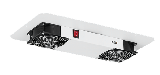 TLK TLK-FAN2-F-GY, Блок вентиляторный на 2 вентилятора с фильтром TLK TLK-FAN2-F-GY