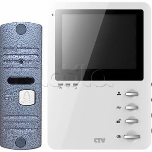 CTV-DP1400M W, Комплект цветного видеодомофона CTV-DP1400M W