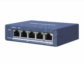 Hikvision DS-3E0505P-E, PoE-коммутатор Hikvision DS-3E0505P-E