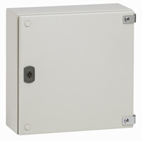 Legrand 035608, Промышленная коробка Atlantic металлическая квадратная IP66 IK10 300x300x120 мм RAL 7035 Legrand 035608