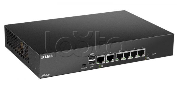 D-Link DL-DFL-870/B1A, Гигабитный межсетевой экран NetDefend с 6 настраиваемыми портами D-Link DL-DFL-870/B1A