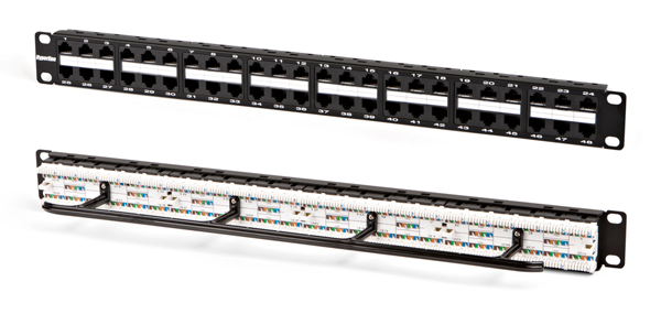Hyperline PPHD-19-48-8P8C-C5e-110D, Патч-панель высокой плотности 19&quot;, 1U, 48 портов RJ-45, категория 5e Hyperline PPHD-19-48-8P8C-C5e-110D