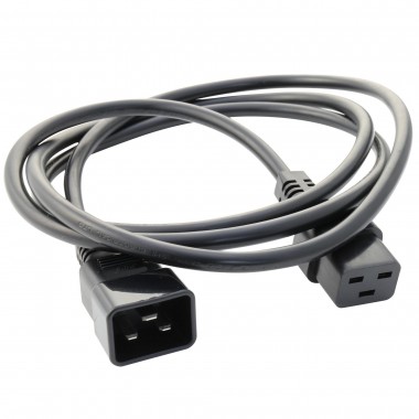 DKC R5CORD9018, Кабель питания IEC60320 С19 - IEC60320 C20, 1.8м, сечение 3x2.5мм DKC R5CORD9018