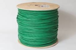 SPL 500002, Кабель витопарный, категории 6, U/UTP, 4х2х0,58, 23 AWG, LSZH нг(A) HF, для внутренней прокладки,зеленый, катушка 500 м SPL 500002