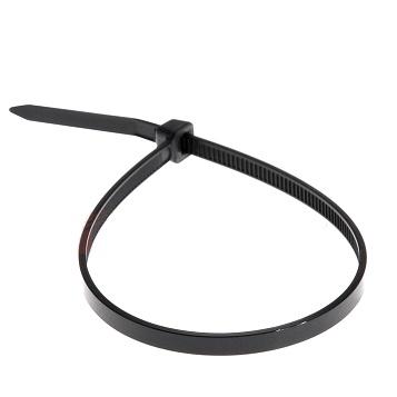 REXANT 07-0201-4, Хомут-стяжка нейлоновый 3х200 мм чёрный (100шт/уп) REXANT 07-0201-4