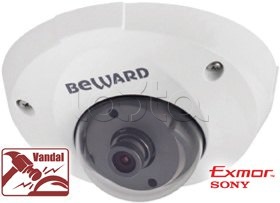 Beward B1710DM, IP-камера видеонаблюдения уличная купольная Beward B1710DM