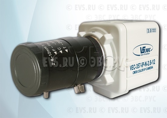 ЭВС VEC-357-IP-N-M-2.8-12, IP-камера видеонаблюдения в стандартном исполнении ЭВС VEC-357-IP-N-M-2.8-12