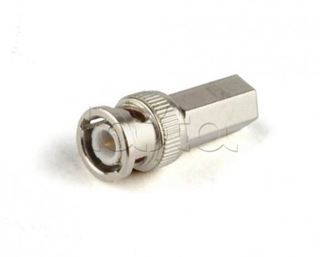 Hyperline CON-BNC-M-RG6-TW, Разъем BNC для кабеля RG-6, накручивающийся Hyperline CON-BNC-M-RG6-TW