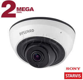 Beward SV2005DR 2.8, IP-камера видеонаблюдения купольная Beward SV2005DR 2.8