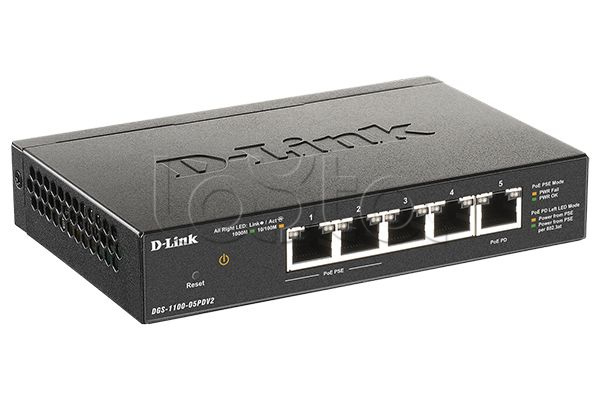 D-Link DGS-1100-05PDV2/A1A, Настраиваемый коммутатор D-Link DGS-1100-05PDV2/A1A