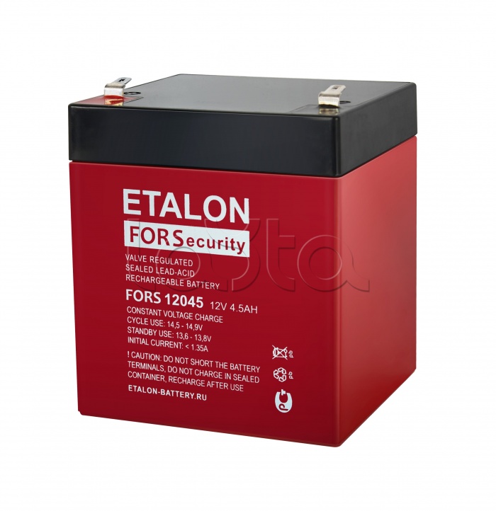 АКБ 12 - 4.5 ETALON FORS 12045|Аккумулятор АКБ 12 - 4.5 ETALON FORS ...
