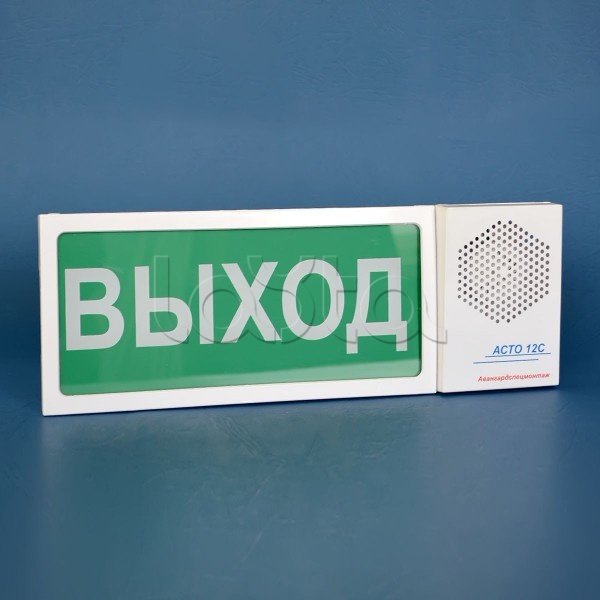 АвангардСпецМонтаж АСТО12С/1 "Выход"|Оповещатель светозвуковой ...