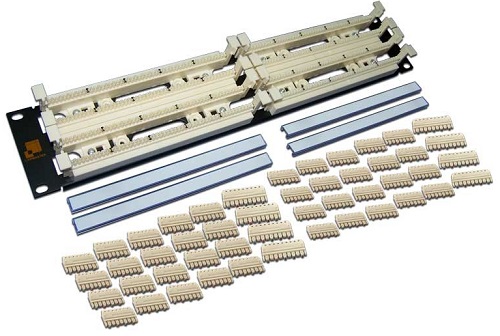 LANMASTER LAN-RS110-200FT, Панель кроссовая 110 типа, 200 пар, 19&quot;, 2U LANMASTER LAN-RS110-200FT