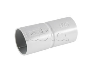MAG25 Муфта соедин. для труб D25мм, белый (1уп = 50шт) Экопласт (42525-50W), Экопласт MAG25 Муфта соедин. для труб D25мм, белый (1уп = 50шт)