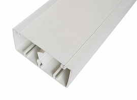 SPL 100001S, Кабельный канал с крышкой  100х50х2000мм (белый) SPL 100001S