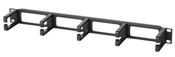 Hyperline CM-1U-PL, Организатор кабельный с пластиковыми кольцами, 19&quot; Hyperline CM-1U-PL