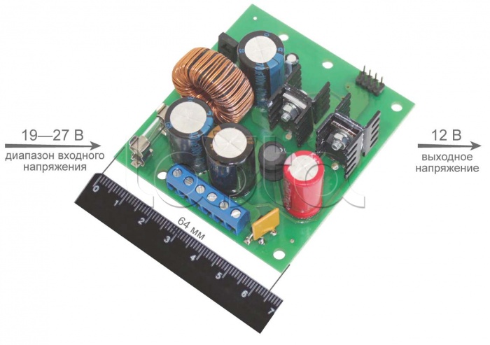 РОБОТОТЕХНИКА - Повышающий преобразователь напряжения регулируемый В 6А