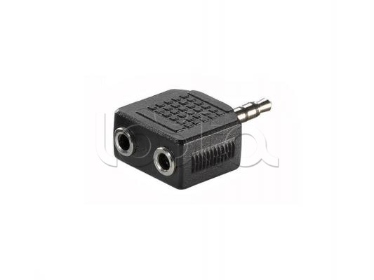 REXANT 14-0423, Переходник штекер 3.5мм стерео - 2 гнезда 3.5мм стерео (50шт/уп) REXANT 14-0423