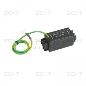SC&T SP009T, Устройство грозозащиты цепей видео HDCVI/HDTVI/AHD одноканальное, для кабеля витой пары SC&T SP009T