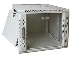 Cabeus SH-05F-9U60/60, Шкаф настенный 19&quot; 9U Cabeus SH-05F-9U60/60