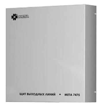 МЕТА 7480, Щит выходных линий с грозозащитой на 12 линий МЕТА 7480